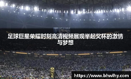 足球巨星荣耀时刻高清视频展现举起奖杯的激情与梦想